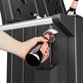 thumbnail image 5 of Lacoo 80 QT Resin Plastic Rolling Cooler Cart Ice Beer Drink Chest on Wheels with Shelf, Black, Outdoor, 5 of 8