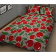 thumbnail image 2 of Juego de cama edredón con estampado de hojas de cerezo, 2 of 5