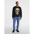 thumbnail image 2 of Men's Halloween Web Geometry Graphic Long Sleeve Sweatshirt from Way to Celebrate, Sizes XS-5XB, 2 of 5