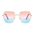 thumbnail image 2 of Lunettes à Moins de 5 $ Rose Mode Femmes Rondes Lunettes Polarisées Lunettes de Soleil Nuances Dégradées Idéal pour Voyage Magasinage Plein Air, 2 of 5