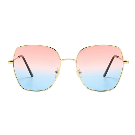 ZJXFGS Rectangle Sunglasses for Women Trendy Sunglasses for Women Sunglasses Over Glasses Women Uv Sunglasses Women Sport Sunglasses for Women Pink One Size