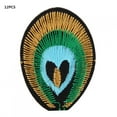thumbnail image 4 of 12pcs/set Embroidered Fabric Patches Sewing Bag Clothes Applique Craft DIY Decoration, 4 of 8