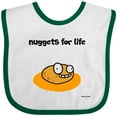 thumbnail image 3 of Inktastic Nuggets for Life Boys or Girls Baby Bib, 3 of 4