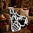thumbnail image 3 of Whimsical Black Cat Pumpkin, Playful Pet Portrait Pattern, Warm Flannel Blanket for Living Room and Bedroom with Detailed Artwork, Cat Lovers autumn celebration Gift, Pet Lover Home Decor, 3 of 9