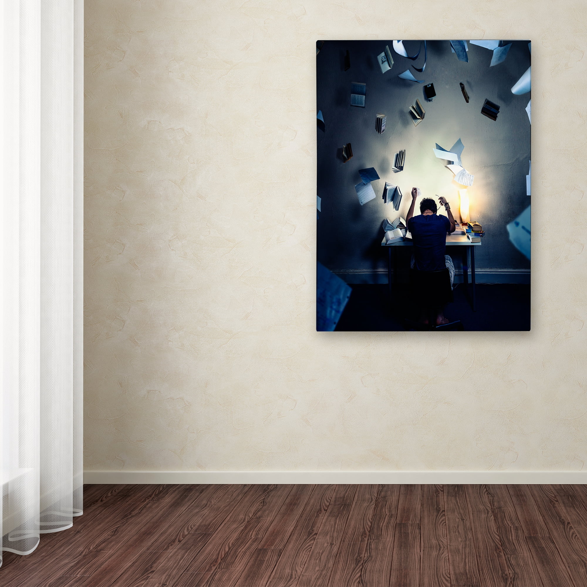 Trademark Fine Art 'Hard Working' Canvas Art by Alex Moldovan