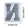 thumbnail image 2 of Vaidha Diy Crystal Gel Drop 26 Large Letters Table Ornaments Festive Ornaments, 2 of 2