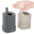 thumbnail image 4 of Toothpick Storage Container, Pocket Design PP Material Toothpicks Holder  For Restaurant For Kitchen White,Black, 4 of 8