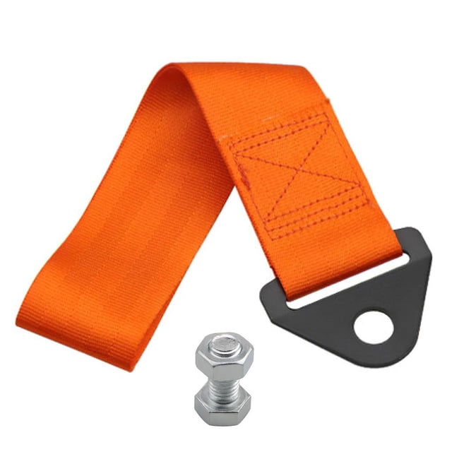 Kenally Correa de remolque de 28,5 cm/11,2 pulgadas, correa de cuerda de tracción Universal resistente al desgaste de nailon de alta resistencia, cinta Automoción decorativa y accesorios No. 4 Kenally VI009418-04