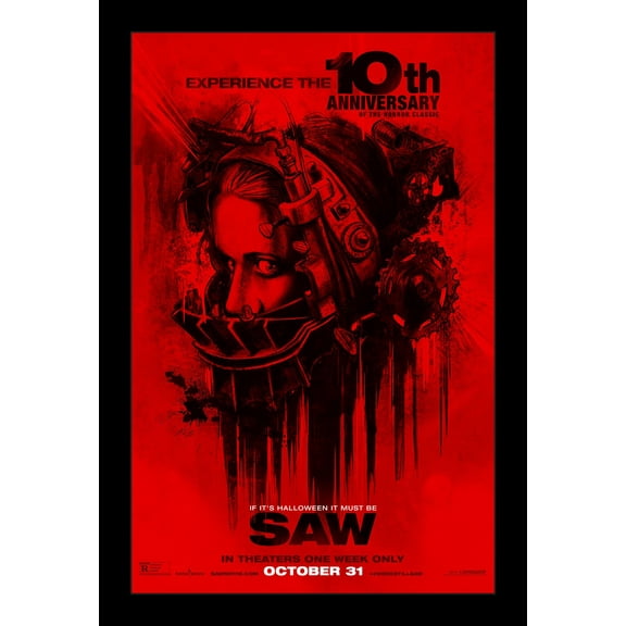 SAW - 11x17 Framed Movie Poster