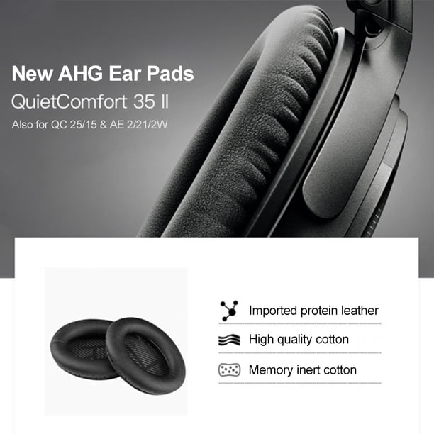 1 par de almohadillas de repuesto para auriculares BOSE QuietComfort 35 25 Ndcxsfigh Para estrenar