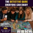 thumbnail image 4 of Quokka Jigsaw Puzzles for Adults 1000 Piece - Roaring Twenties New York – Detective Jigsaw - Extra Fun Challenges, 4 of 8