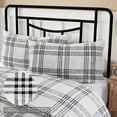 thumbnail image 2 of VHC Brands Plaid King Sham, Black, 21x38, 2 of 5