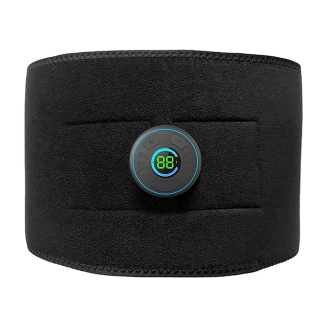 Kieccall Portable Abdominal Toning Belt - 10 Workout Patterns Muscle Stimulator - Myoplasticity Technology for Core Training, Home Gym & On-the-Go Fitness