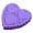 Purple, variant on WEUVEB 100Pcs Heart Shaped Food Oil Absorbing Paper Doilies with Lace Edges for Kitchen