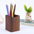 Axio Wooden Pen Box MultipleUse Desk Organizer Eco Natural Wood