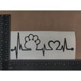 thumbnail image 4 of Paw Decals 4 Pack: Dog Paws, Love with a Paw, Paw Heartbeat, Paw Prints, 4 of 7