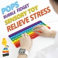 thumbnail image 1 of Juguete sensorial HUOGUO Push Pops Bubble Fidget Rainbow Silicon, 1 of 2