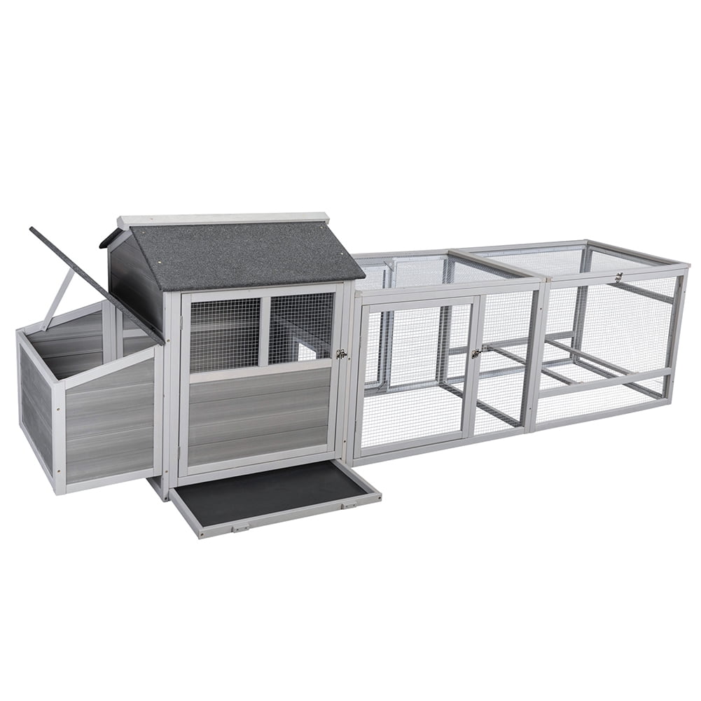 Kadyn Outdoor Nesting Box Coop with Ventilated Door Poultry Pet House, Wooden Chicken Coop, Ramp Run for Backyard Garden Kadyn Outdoor Nesting Box Coop with Ventilated Door Poultry Pet House, Wooden Chicken Coop, Ramp Run for Backyard Garden