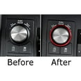 thumbnail image 2 of Sports Red Anodized Aluminum Center Console Drive Mode Selector Turner Surrounding Ring Decoration For 2015/2016-up Lexus NX RX, 2 of 9