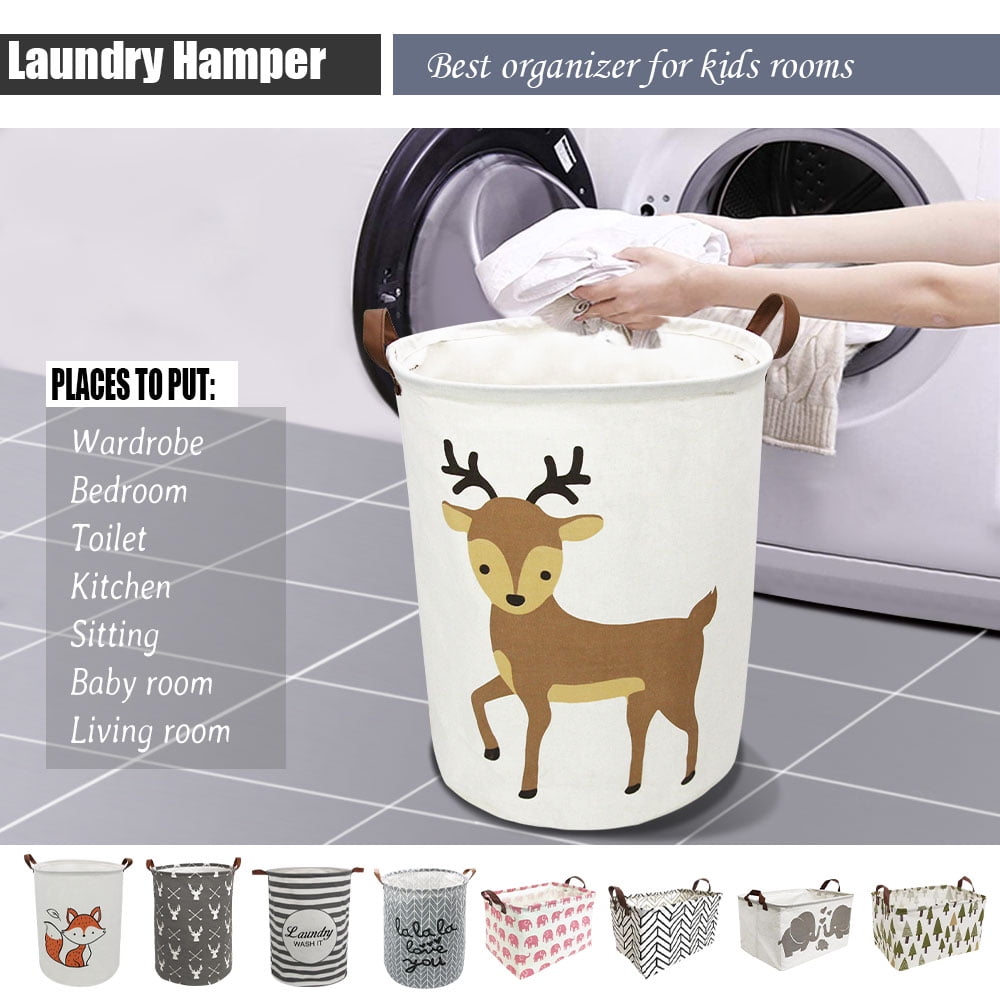 Portable Foldable Large Capacity Laundry ... Details about   Collapsible Fabric Laundry Hamper 