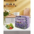 thumbnail image 5 of Lavender Farmhouse Stand Mixer Dust Cover with Storage Pocket & Handles, Purple Wooden Grain Fits All Tilt Head & Bowl Lift Kitchen Appliance Cover Organizer Bag Accessories, 6-8 Quart, 5 of 6