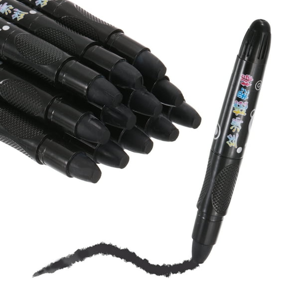 Uxcell Twist Crayons Twist Crayons Gel Set Black Pack of 12