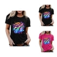 thumbnail image 1 of Totally T-Shirt des Années 90 pour Femmes 2026 Été Décontracté à Manches Courtes Col Rond Vintage T-Shirts Graphiques des Années 90 Hauts de Fête d'Anniversaire, 1 of 4