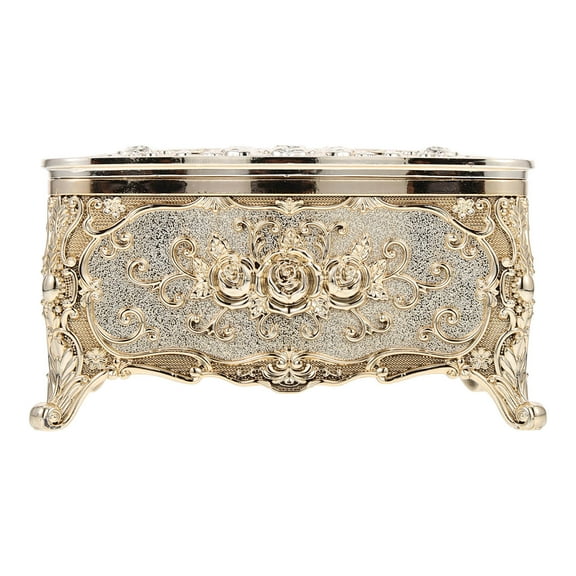 WHAMVOX Organizer Fancy Gold-plated Tissue Box Napkin Holder