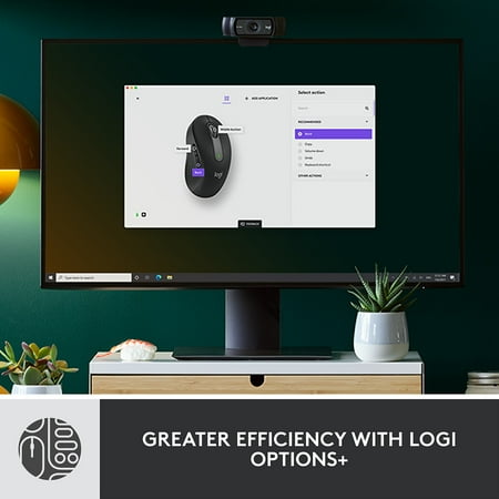 Logitech - Signature MK650 Combo for Business Full-size Wireless Keyboard and Mouse Bundle with Secure Logi Bolt Receiver - Off-White