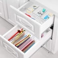 thumbnail image 2 of LotFancy 8 Pack Plastic Clear Cutlery Tray, Acrylic Desk Drawer Organizers for Office, Kitchen, 2 of 9