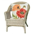 thumbnail image 4 of Liora Manne Visions II Coussin d'Accent Intérieur Extérieur, Coquelicots, 18 x 18 Pouces, 4 of 5
