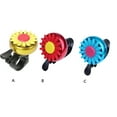 thumbnail image 3 of Kids Funny Flower Bell Children Girls Cycling Handlebar Iron Horns Mountain Road Bike Cycling Safety Warning Alarms Yellow, 3 of 9