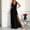 Black, variant on Elegant Women's Formal Dress For Party Evening Gown V Neck Lace Hollow Out Design Dress Spring Summer Fall Occasion Wear Formal Dresses for Juniors Wedding Dresses for Women Petite Party Dress Wedding