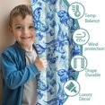 thumbnail image 3 of Blackout Kids Curtains,Blue Butterfly Pattern Childrens Insulated Curtains Set Of 2,Bedroom Essentials,Toddler Room Decor 42"x54", 3 of 5