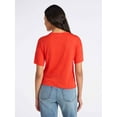 thumbnail image 3 of Sofia by Sofia Vergara Women's and Women's Plus Size Sofia Tee with Short Sleeves, Sizes XS-4X, 3 of 5
