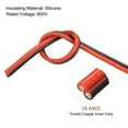 thumbnail image 3 of 2 Conductor Parallel Silicone Wire 18AWG 18 Gauge Red Black Electrical Wire Tinned Copper 1m/3.3ft, 3 of 6