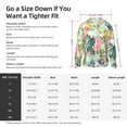 thumbnail image 5 of Lsque Tropical Flowers UPF 50+ Lightweight Sun Protection Men's Women's Long Sleeve Shirt, Hoodie Performance -Medium, 5 of 9