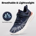 thumbnail image 4 of FitVille Men's Wide Fit Walking Shoes Lightweight Slip-resistant Comfortable Sneakers for Men with Arch Support, 4 of 8