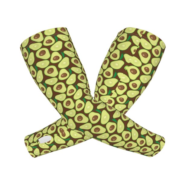 Balery Avocado Mangas Refrescantes para Brazos para Hombre y Mujer – Transpirables y Absorbentes de Humedad para Mujeres, Hombres y Niños