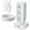 24W Total - White, variant on Flat Plug Power Strip Tower 10FT, 40W Total Fast Charging Station, Dual PD 20W USB-C Surge Protector with 12 AC Outlets and 8 USB Ports (4 USB C), Long Extension Cord for Home Office Dorm Room