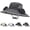 Dark Gray, variant on Ultralight Solar Fan Sun Hat, 2026 New Wide Brim Outdoor Fishing Hat, Outdoor Cooling Sun Hat Men Women