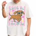 thumbnail image 2 of Wait For Me I Have Little Legs Dachshund Graphic Casual T-Shirt for Women, 2 of 6