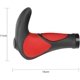 thumbnail image 3 of Manillar de bicicleta, diseño ergonómico Manillar de bicicleta de doble bloqueo Manillar de bicicleta de goma de agarre ancho para bicicletas de montaña MTB, 3 of 5