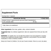 Swanson High Potency Banaba Extract - Herbal Supplement to Hep Maintain Healthy Blood Sugar Levels - Supporting Daily Health Maintece - (90 Capsules, 60mg Each)