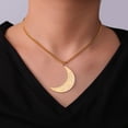 thumbnail image 5 of EUEAVAN Gold Love Moon Pendant Necklace Stainless Steel Jewelry Gifts, 5 of 6