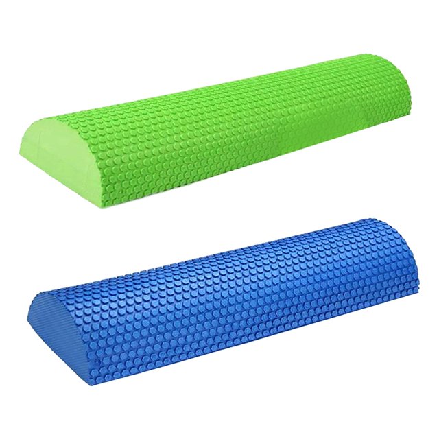 rodillo de espuma semicircular,rodillo de muscular de espuma de alta densidad,punto de rodillos físicos equilibrio de equipos de fitness,almohadilla bloques de yoga tejido Estilo O shamjiam rodillo de espuma semicircular
