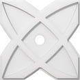 thumbnail image 1 of Ekena Millwork CMP16TS-02000 16 in. OD x 2 in. ID Square Titus Architectural Grade PVC Contemporary Ceiling Medallion, 1 of 1