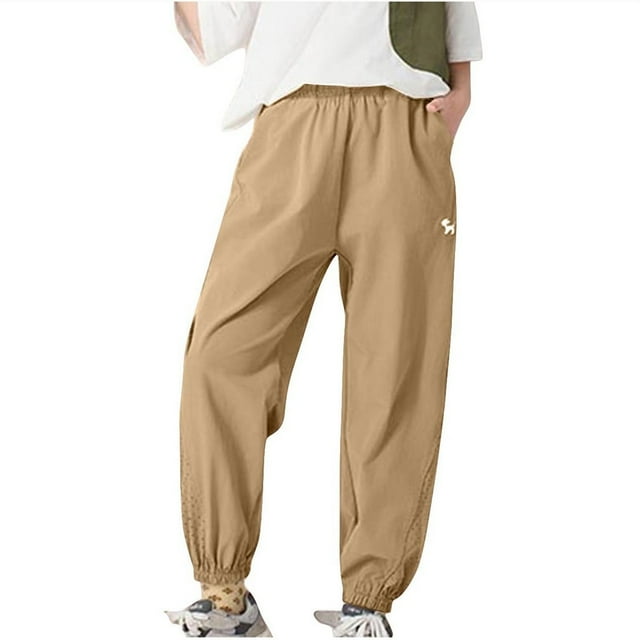 Odeerbi 3-13 Años Niños Cargo Pantalones Deportes Jogger Pantalones Casual Suelto Cómodo Pantalones de Trabajo Con Bolsillos