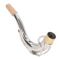 thumbnail image 1 of Tenor Saxophone Bend Neck - Metal Sax Elbow Neck Wind Instrument Accessory with Cork Design and Standard Size (28mm Diameter), 1 of 5