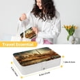 thumbnail image 5 of Lasser Bairam Jewelry Organizer Box: PU Leather, with Removable Compartment, Portable - Jewelry Box and Organizer Box, 5 of 6